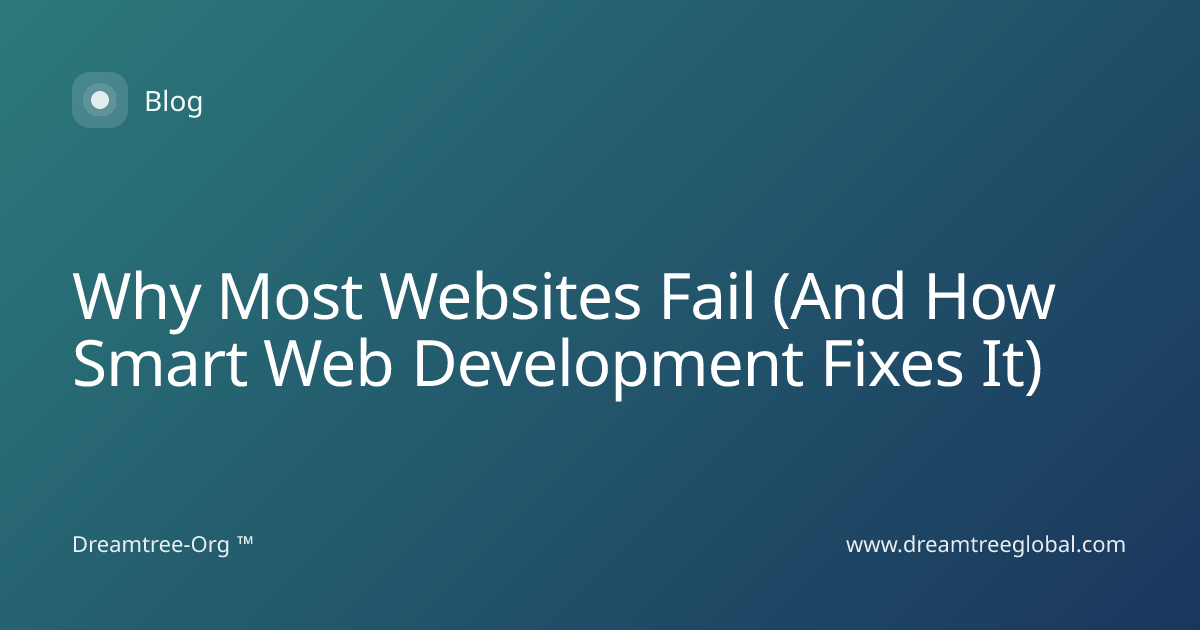 Why Most Websites Fail (And How Smart Web… | Dreamtree-Org